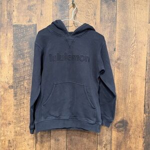 Lululemon all yours hoodie black logo size 4